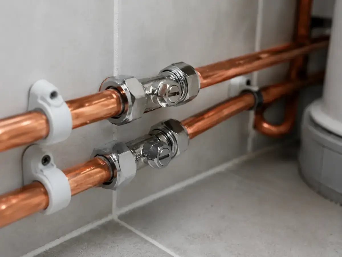 Accessible isolation valves and pipe alterations