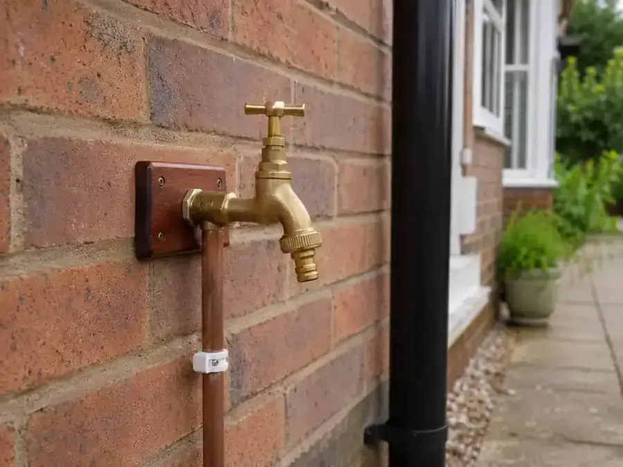 Outside garden tap