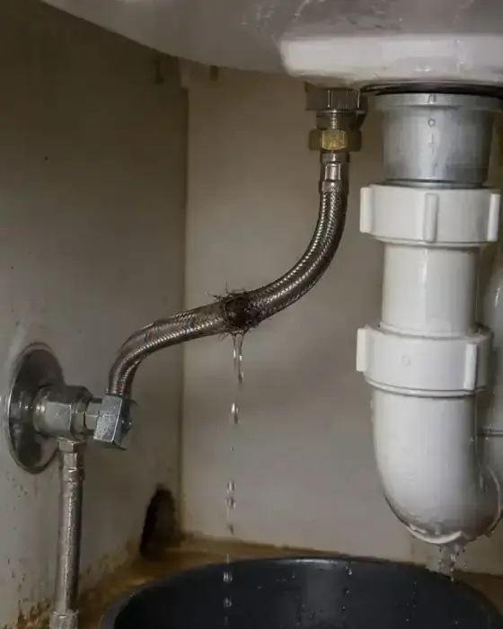 Old under-sink flexible connection