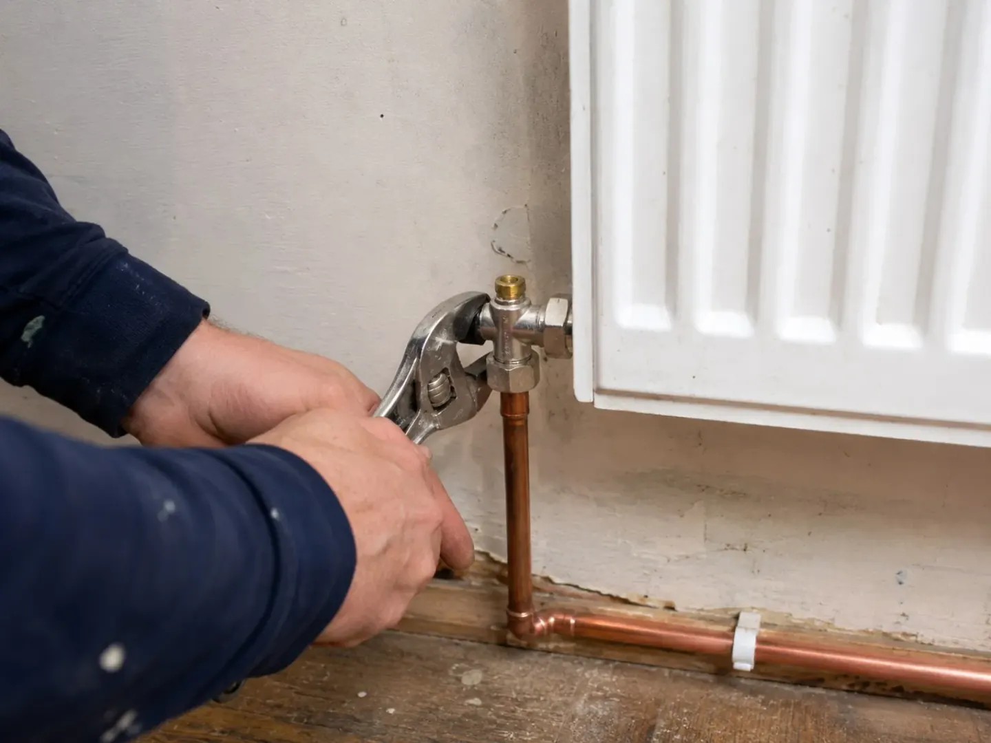 Small radiator valve job